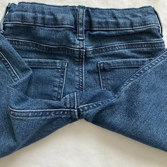 H&M Baby Sweater & Jeans Outfit Size 9M | EUC Striped Navy Cream Denim Blue - Picture 12 of 16